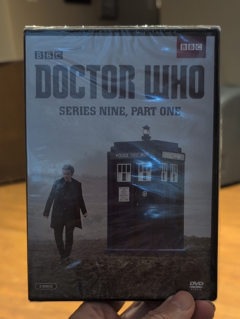 Doctor Who Series Nine Part One DVD - Blue TARDIS Cover